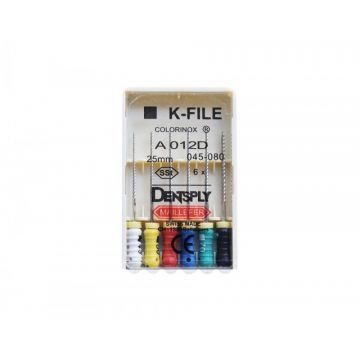 Инструмент ручной Maillefer K-File Colorinox (6 шт.)