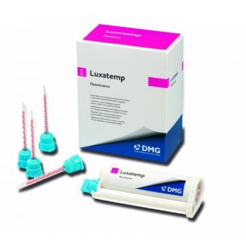 Материал бис-акриловый для изготовления временных коронок и мостов Luxatemp-Fluorescence (картридж 76 г)