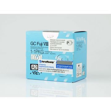 Цемент самоотверждаемый усиленный стеклоиономерный GC Fuji VIII GP 1-1 PKG (набор)