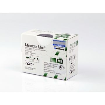 Цемент стеклоиономерный с содержанием серебра GC Miracle Mix (набор)