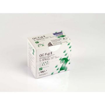 Цемент стеклоиономерный фторвыделяющий GC Fuji II, 1-1 PKG (набор)
