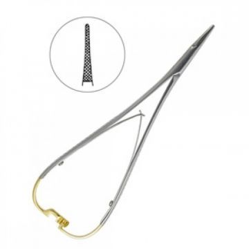 Иглодержатель хирургический Mini-Head Lichtenberg TC 17 см 20-22A