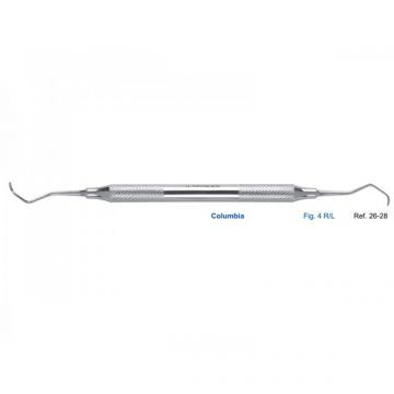 Кюрета Columbia, форма 4 R/L, ручка 8 мм