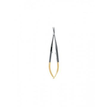 Иглодержатель изогнутый Castroviejo Perma Sharp NH5021M (14 см)