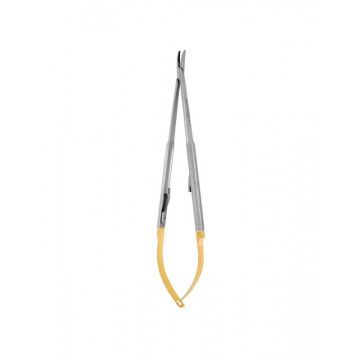 Иглодержатель изогнутый Castroviejo Perma Sharp NH5024RC (18 см)
