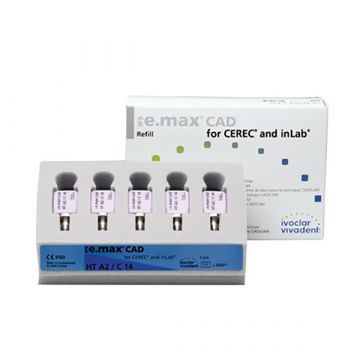 Блоки IPS e.max CAD для CEREC и inLab LT I 12, по 1 x 5