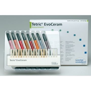 Композит светоотверждаемый наногибридный рентгеноконтрастный Tetric EvoCeram (8 шприцев по 3 г)