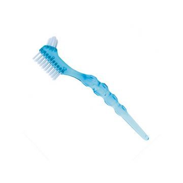 Щётка с эргономичной ручкой для чистки протезов Protho Brush De Luxe