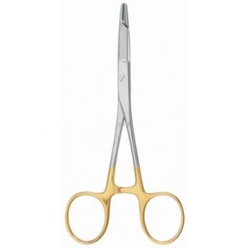 Иглодержатель с ножницами с твердосплавными щечками Olsen-Hegar 1150TC/14 (14 см)