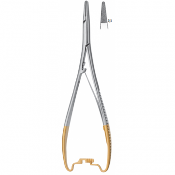 Иглодержатель с твердосплавными щечками 1163TC/17 (17 см)