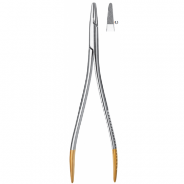 Иглодержатель с твердосплавными щечками Langenbeck 1154TC/18 (18 см)