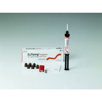 Цемент временный для фиксации коронок на имплант EsTemp Implant (набор)