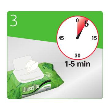 Дезинфицирующие салфетки - Unisepta Foam 2 Wipes