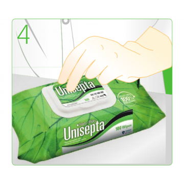 Дезинфицирующие салфетки - Unisepta Foam 2 Wipes